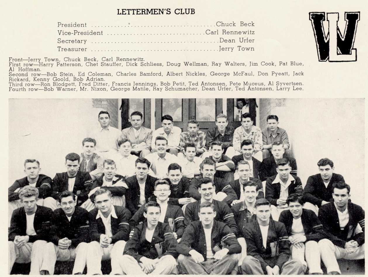 1948 letterman's club 